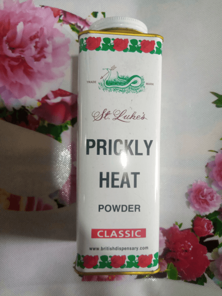 st lukes prickly heat powder
