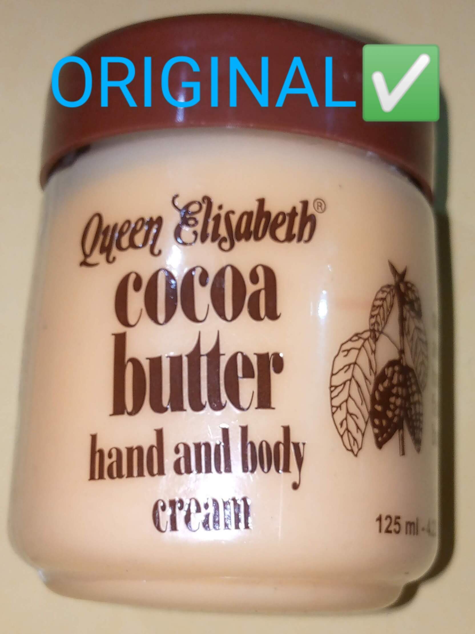 queen elisabeth cocoa butter cream