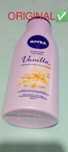 nivea vanilla and almond lotion